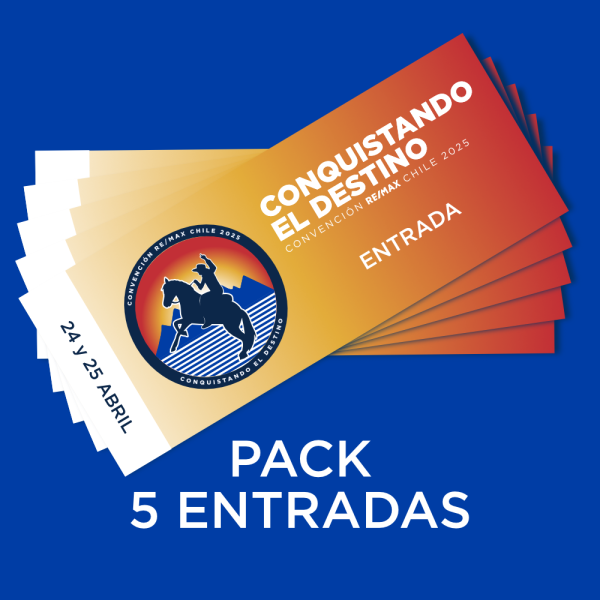 Pack 5 Entradas Convención 2025
